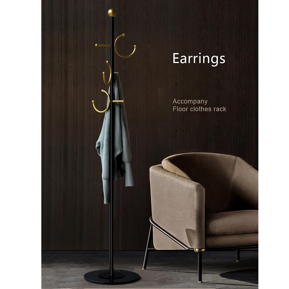 Modern Coat Rack with Marble Base