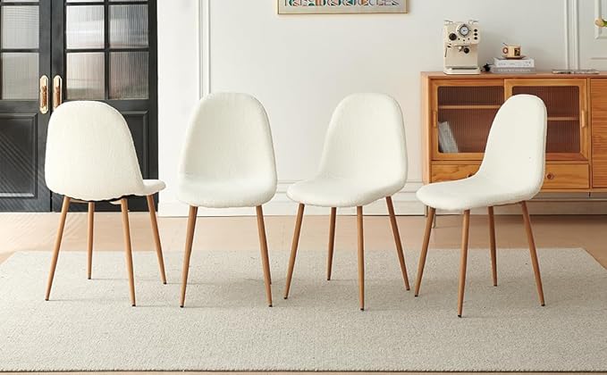 Velvet Dining Chairs, Set of 4