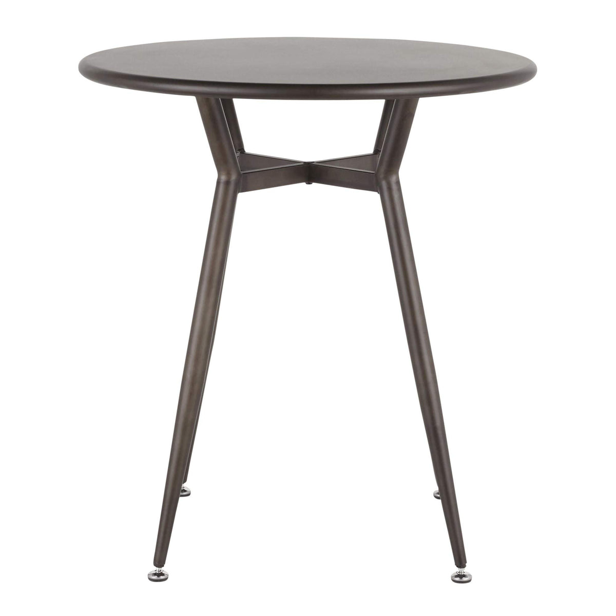 Round Industrial Dining Table