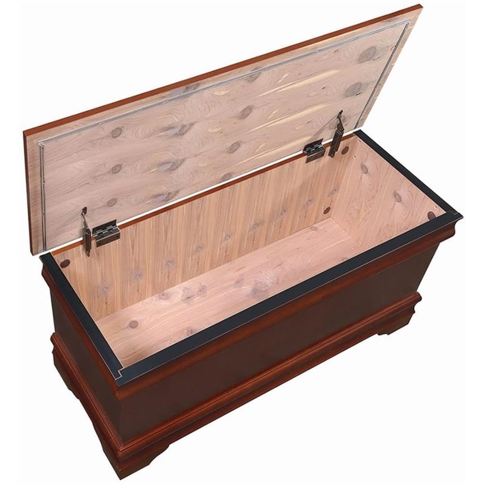 Brown Cedar Blanket Chest