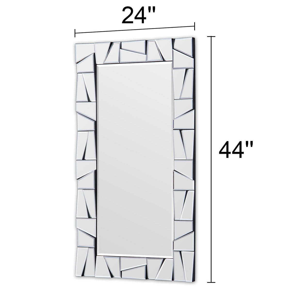 Rectangular Beveled Wall Mirror