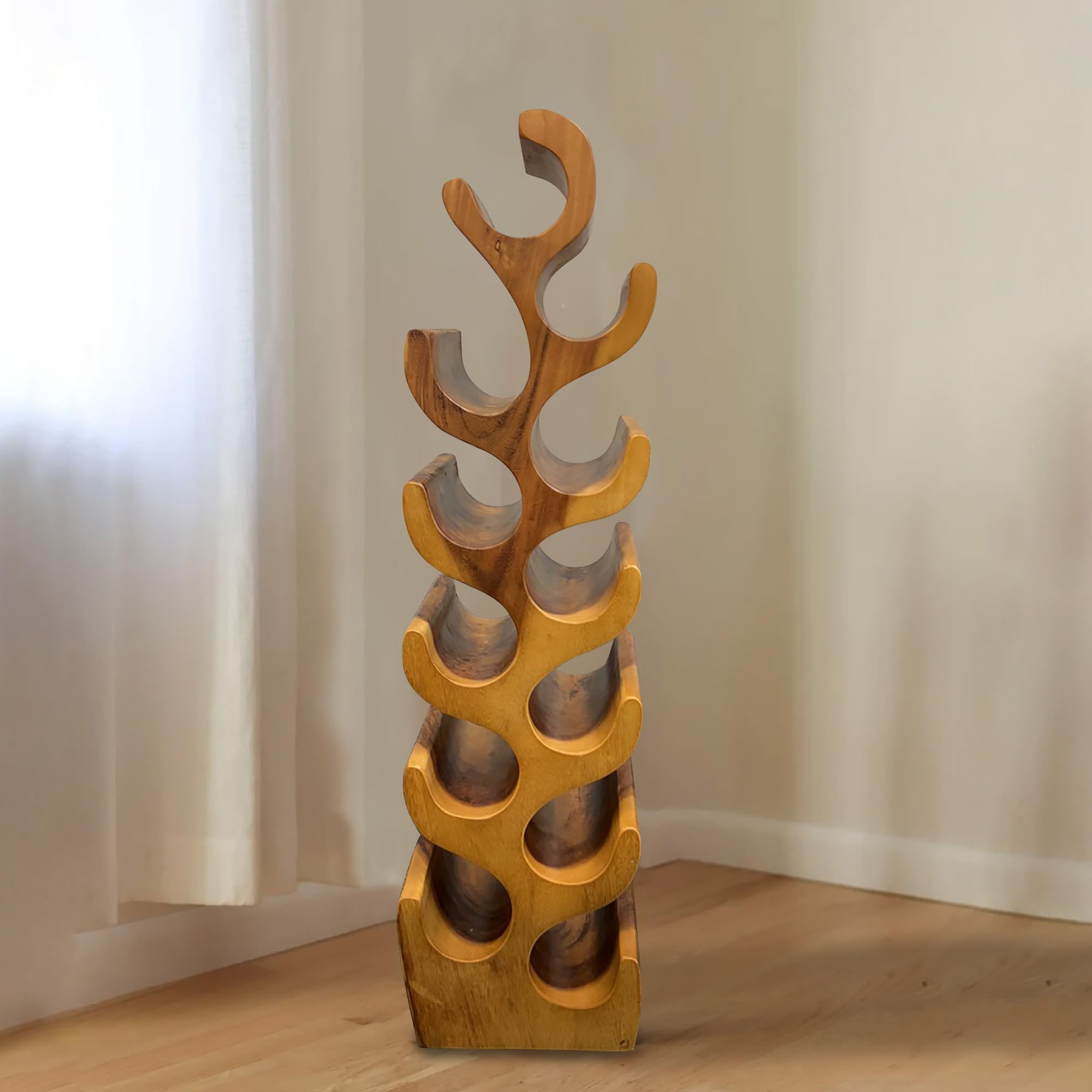 Acacia Wood Wine Rack – 12 Bottle