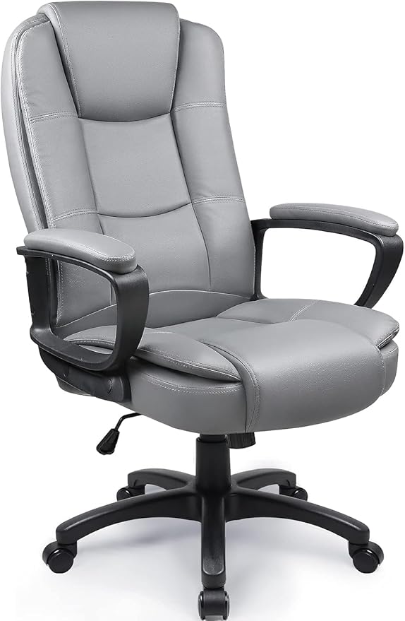 High-Back Leather Executive Office Chair