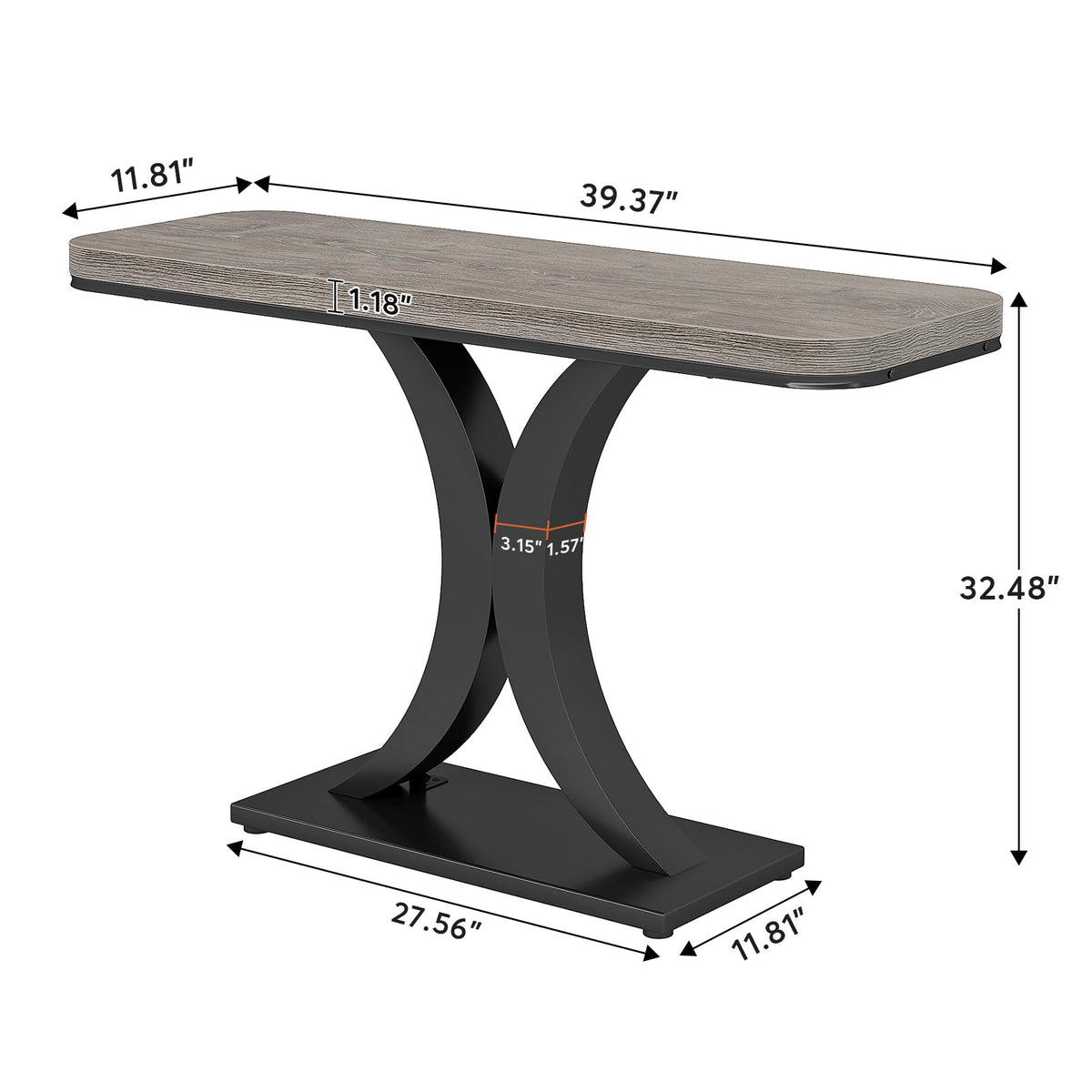 Industrial Console Table