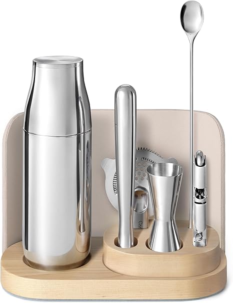 9-Piece Bar Tools Set with Organizer