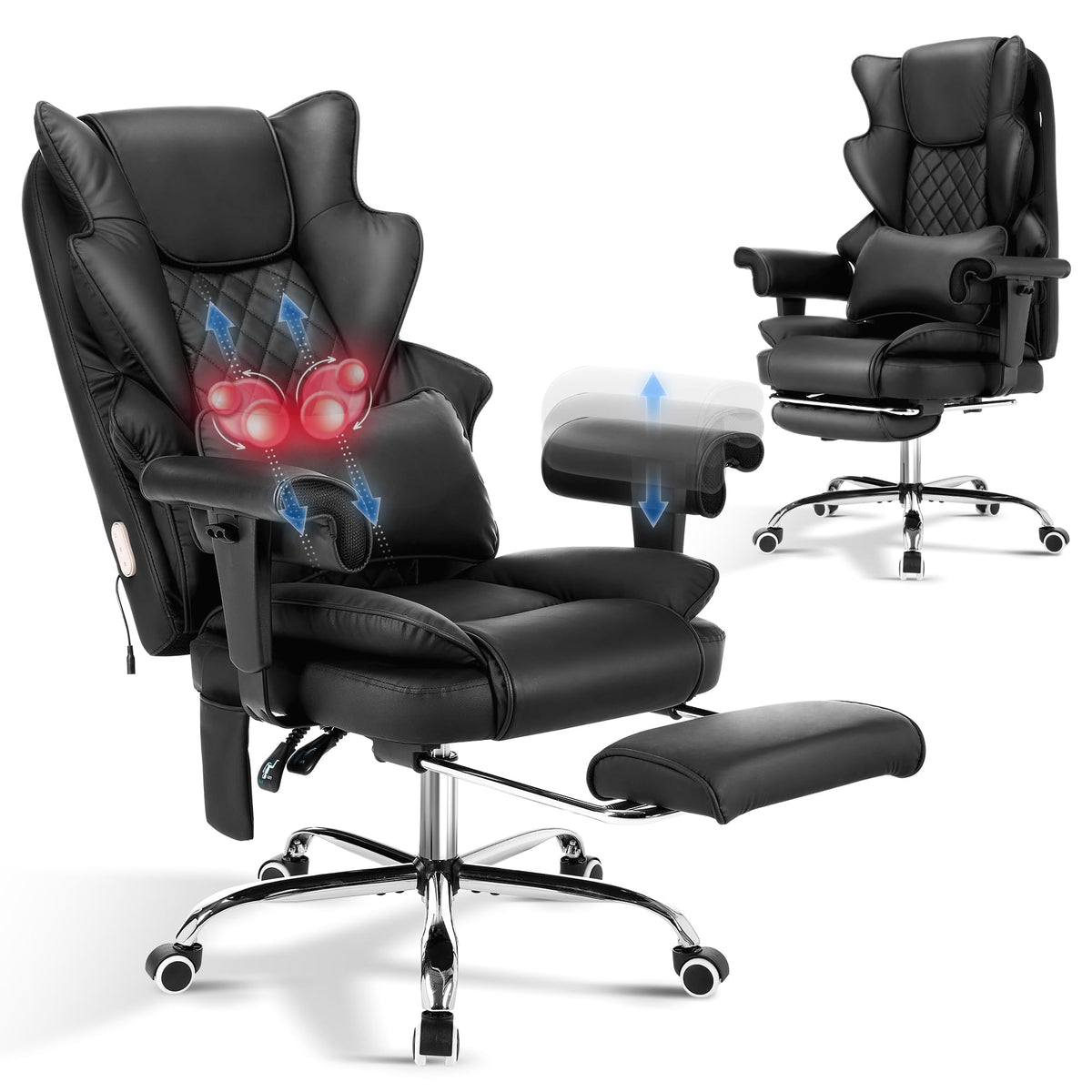 Heated Massage Office Chair