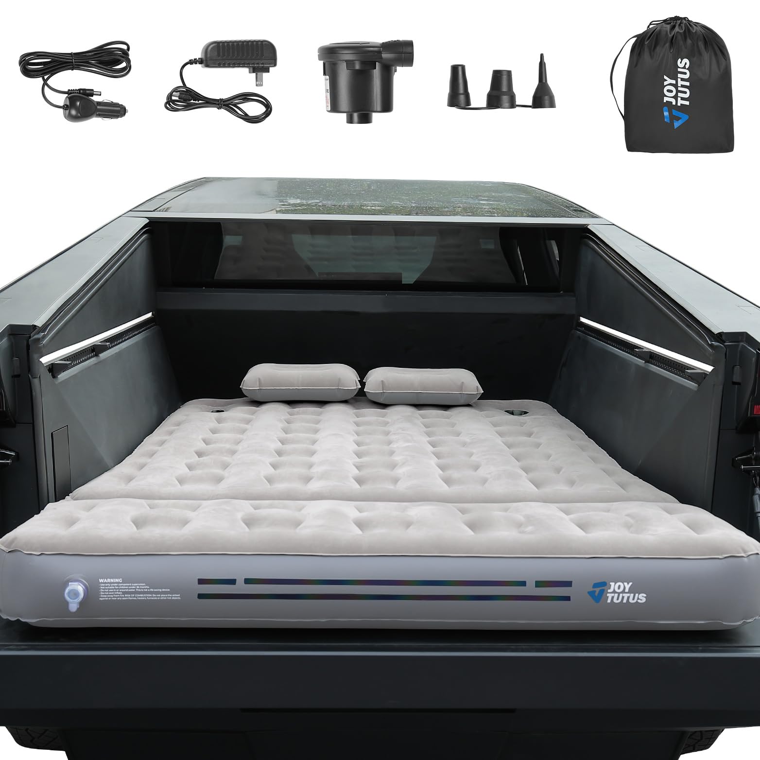 Cybertruck Bed Air Mattress with Built-in Pump