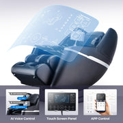 BOSSCARE Massage Chair Full Body: 2026 Zero Gravity SL-Track Shiatsu Massaging Chairs, Body Scan, APP, Foot Rollers, 12+6 Modes, Heat Therapy, Airbags, Bluetooth, Thai Stretch
