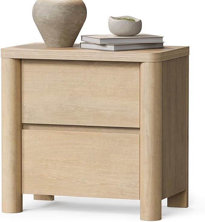 Nightstand Set of 2 with Drawers