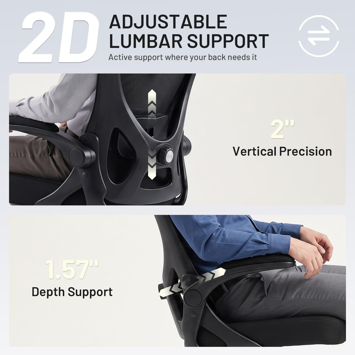 AreShark Ergonomic Office Chair - Mesh High Back Desk Chair Headrest Lumbar