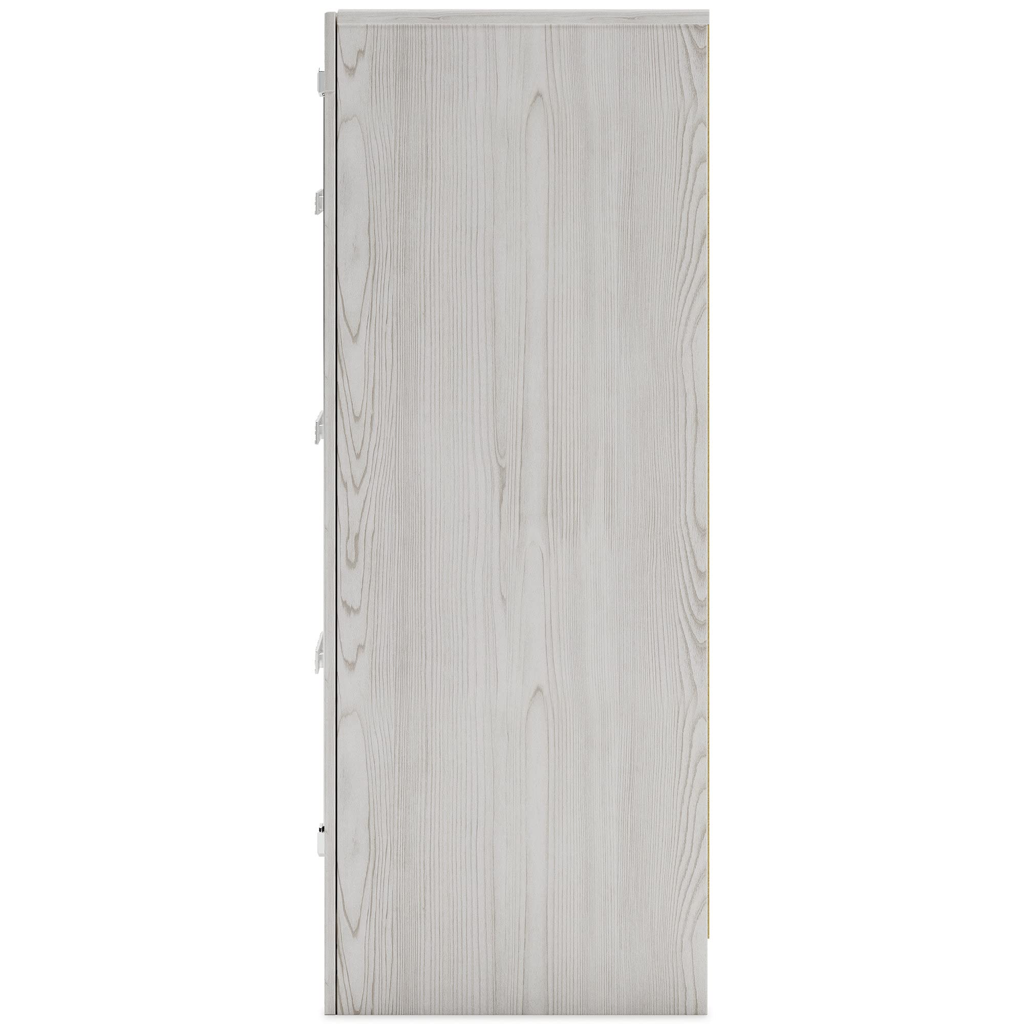Signature Design by Ashley Altyra Modern Glam 6 Drawer Dresser, Whitewash