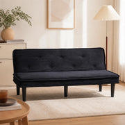 WDYLWFHW Convertible Futon Sofa Bed, Corduroy Folding Loveseat Couch