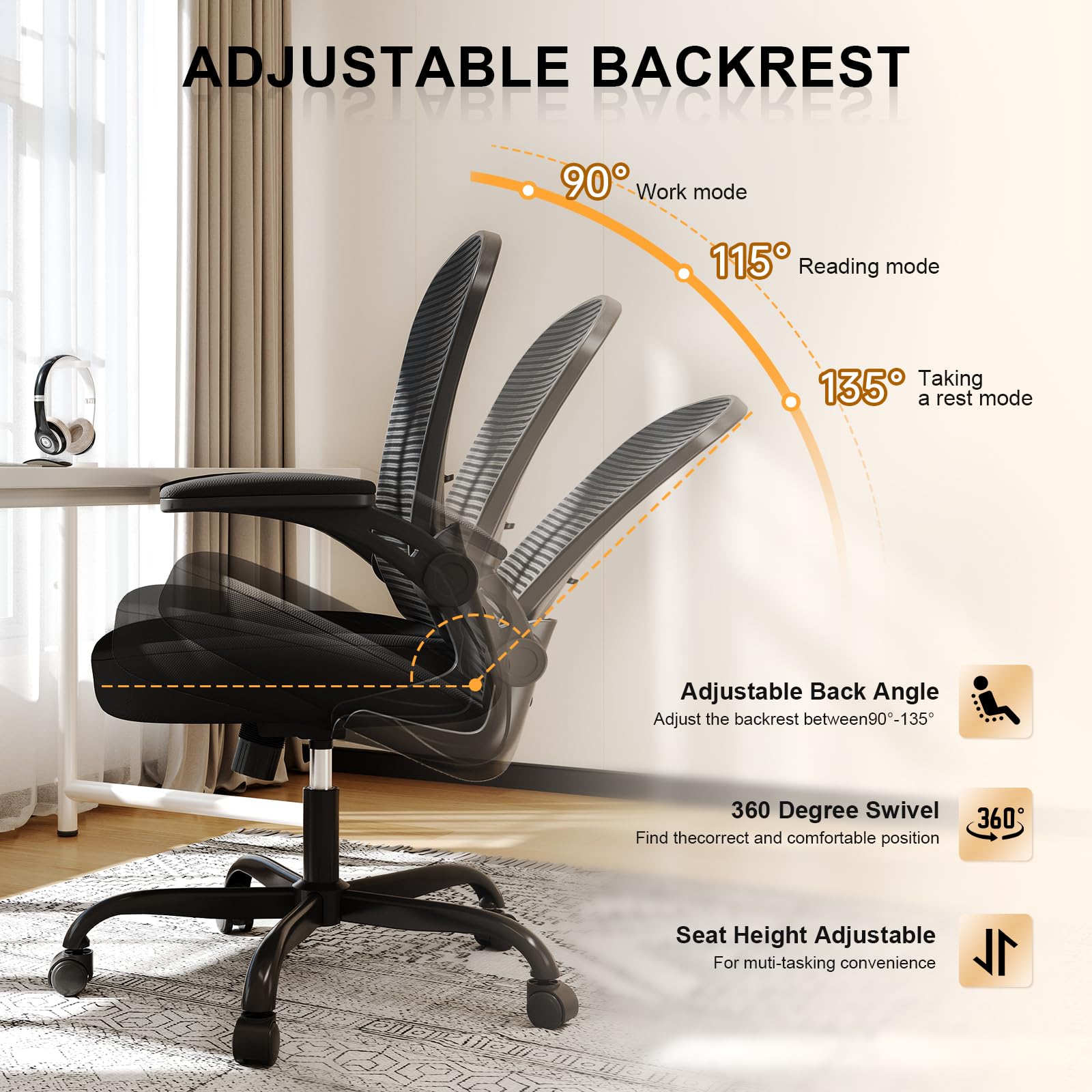 Ergonomic High Back Mesh Office Chair