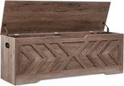55.1" Storage Bench with Safety Hinges
