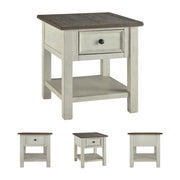 Farmhouse End Table with Drawer