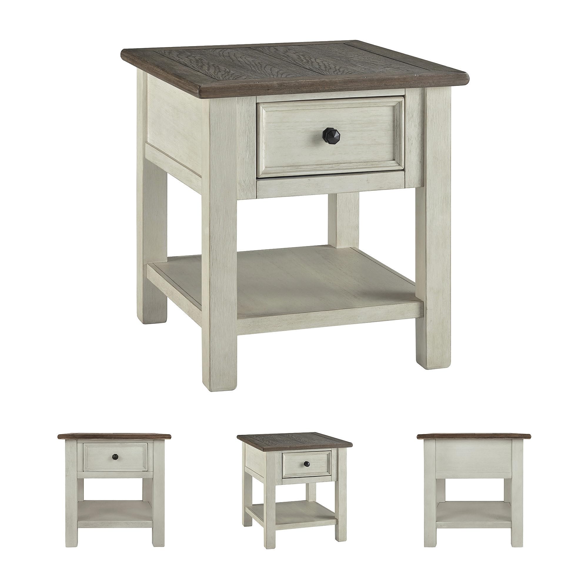 Farmhouse End Table with Drawer