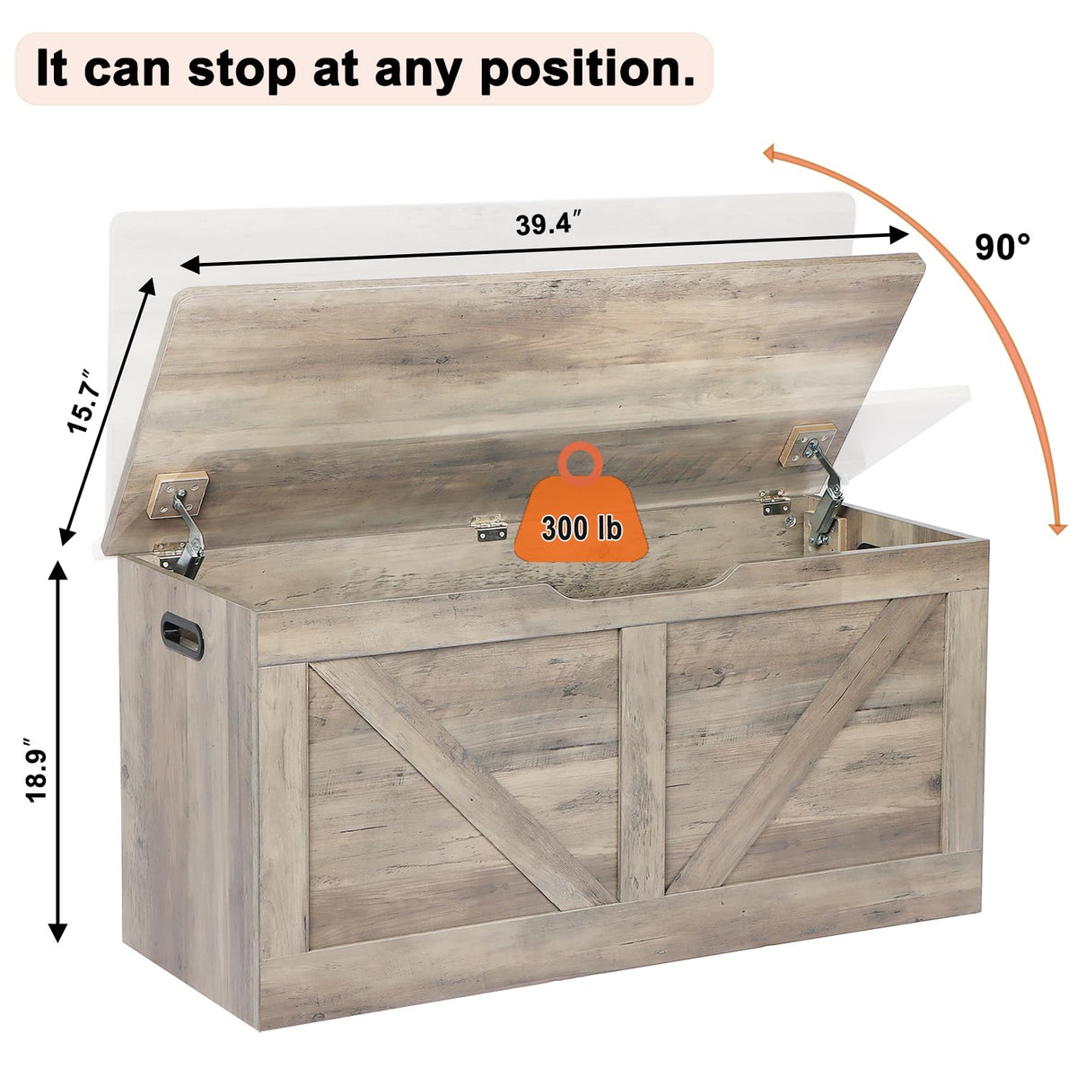 Wooden Storage Bench