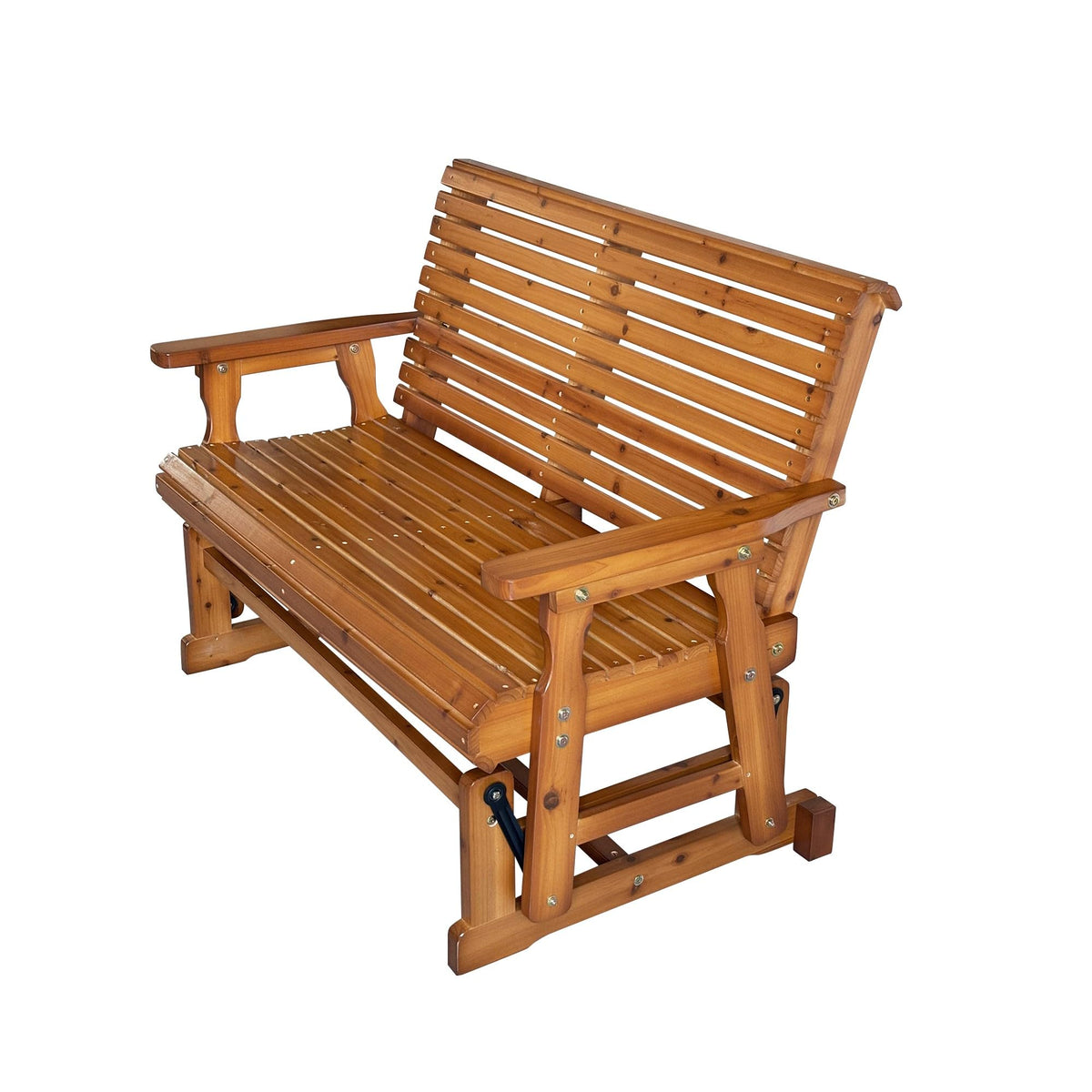 Wooden Patio Glider Bench