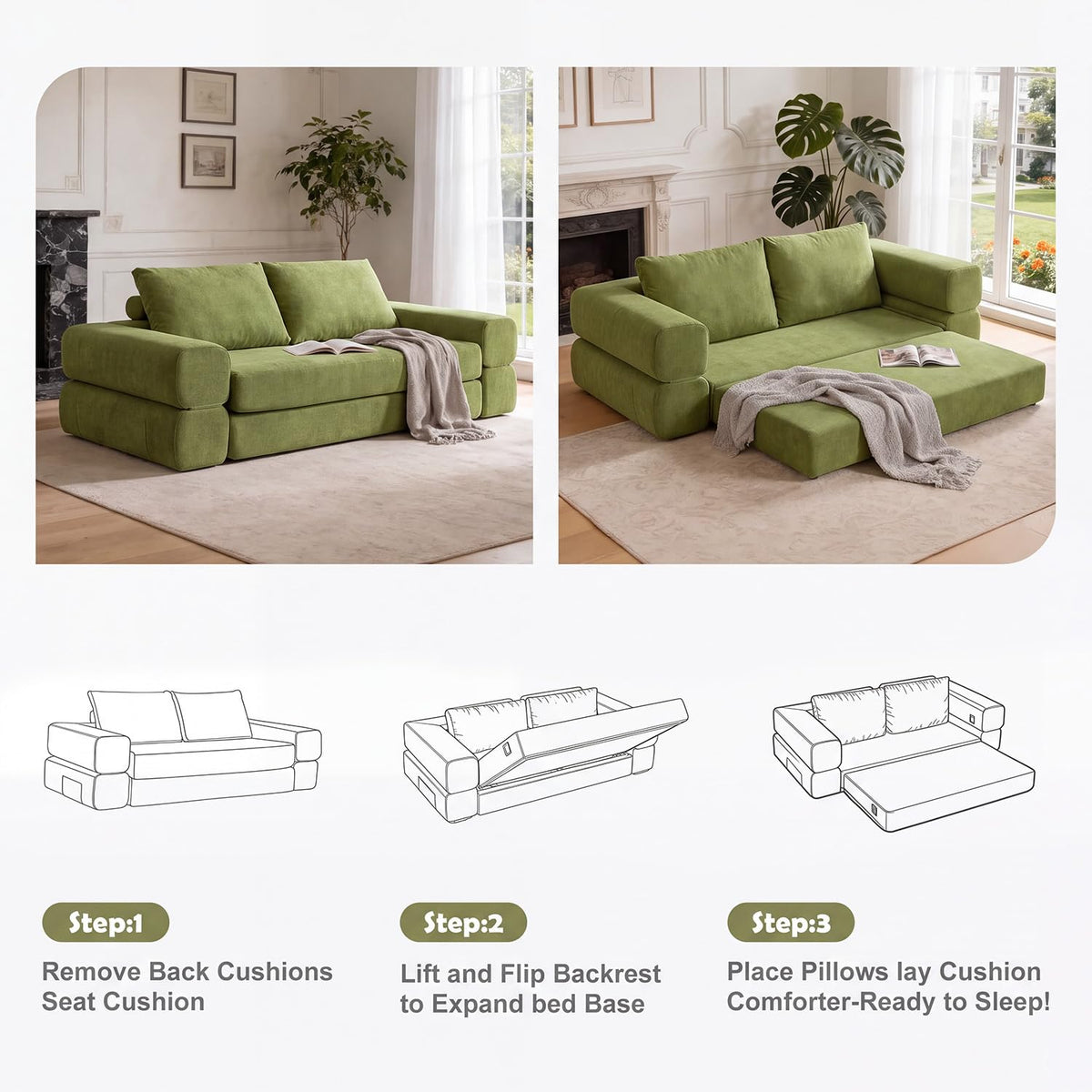 Convertible Sofa Bed