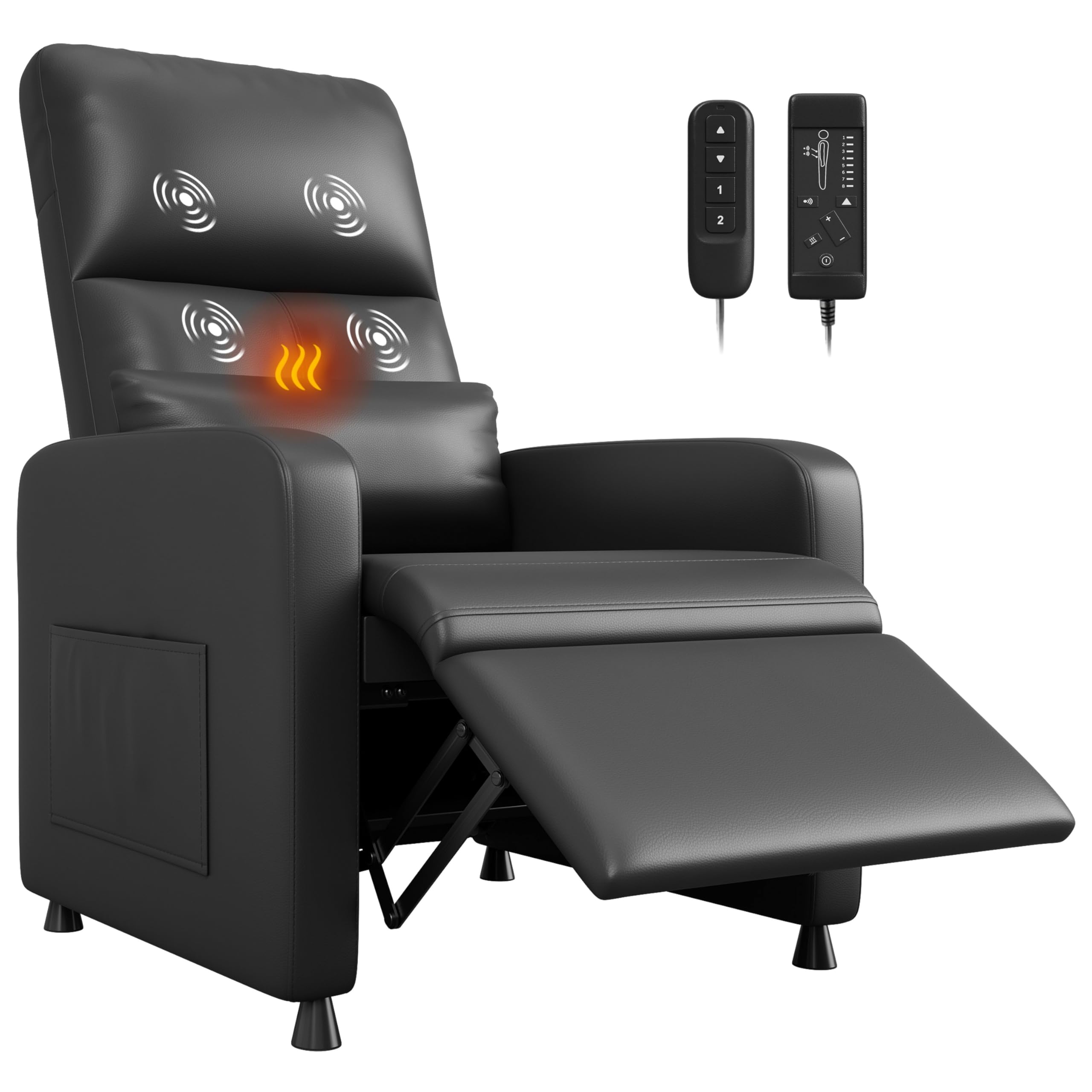 Power Recliner Chair with Massage & Heat