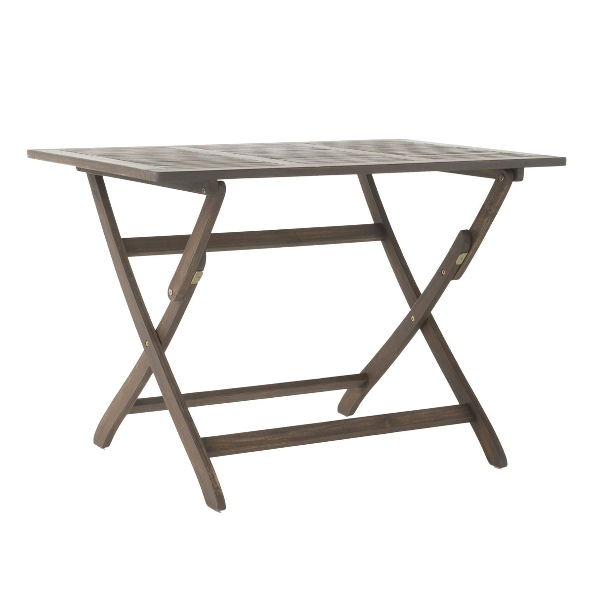 Christopher Knight Home Positano Outdoor Acacia Wood Foldable Dining Table, Grey Finish