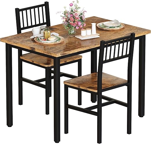 3-Piece Dining Table Set for 2