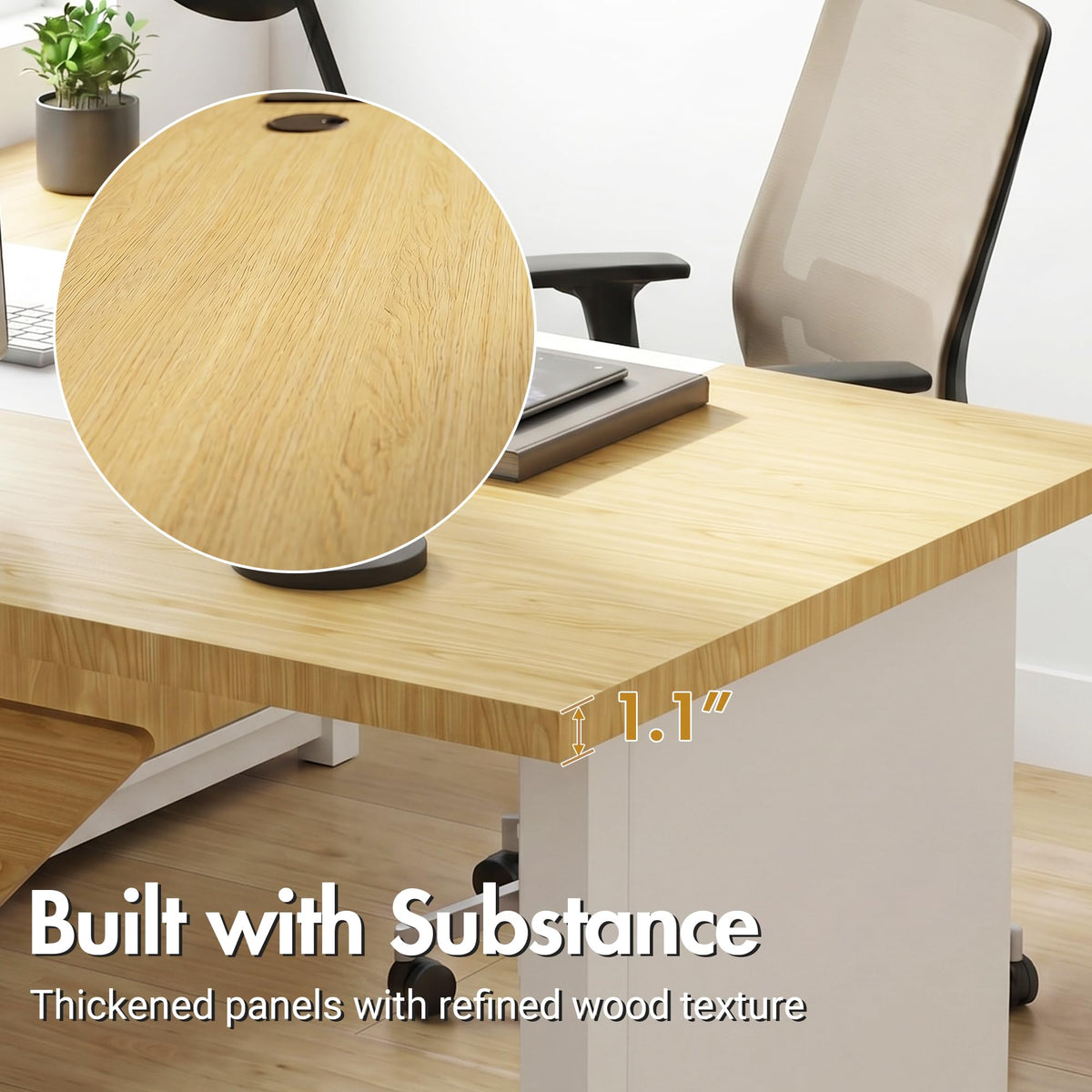 L-Shaped Executive Desk