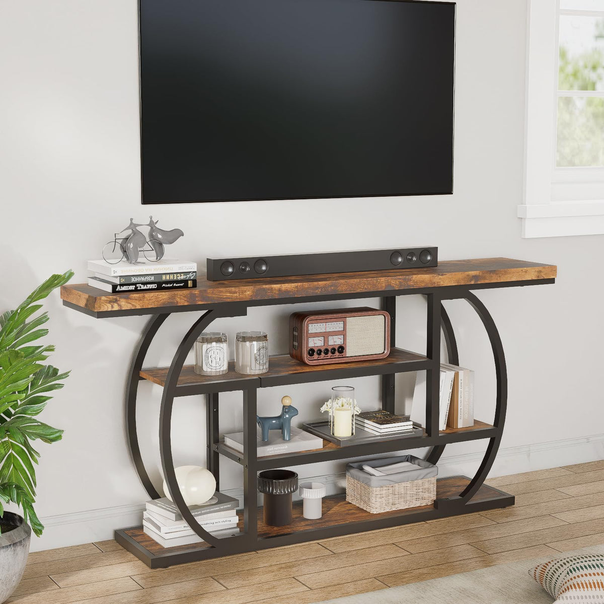 4-Tier Console Table