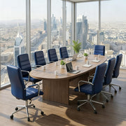 Leather Executive Office Chair with Wheels