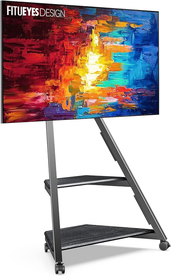 Corner TV Stand with Mount & Swivel for 32–65" TVs