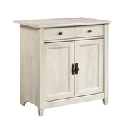 Sauder Edge Water Accent Storage Cabinet with Doors, Utility Cabinet, in Chalked Chestnut finish