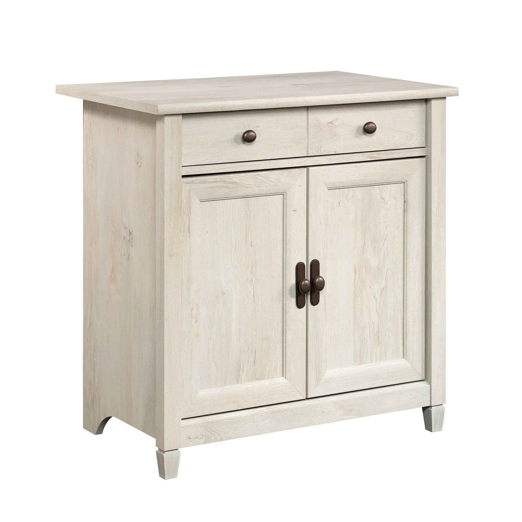 Sauder Edge Water Accent Storage Cabinet with Doors, Utility Cabinet, in Chalked Chestnut finish