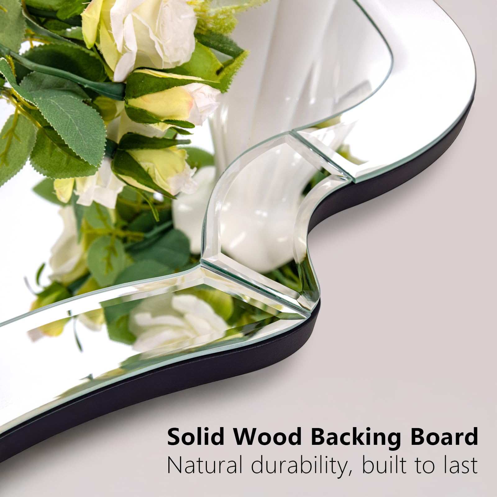 Scallop Beveled Wall Mirror