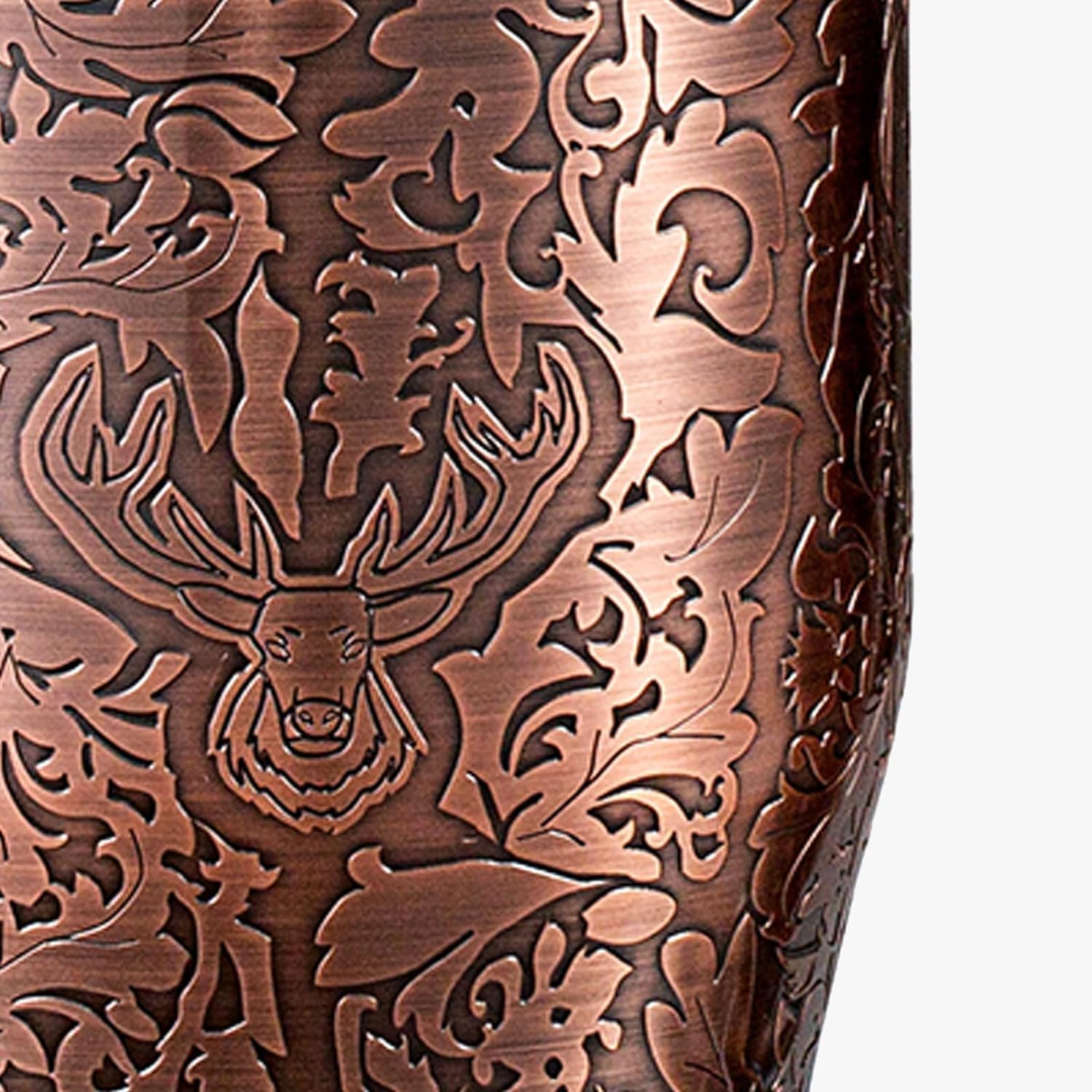 Sky Fish 3D Etched 18-Piece Bartender Kit Stainless Steel Boston Cocktail Shaker Set Copper Plated Bartending Tools Suit for Bar Tools Set Mixology Enthusiasts, Professional Bartenders and Home Drink