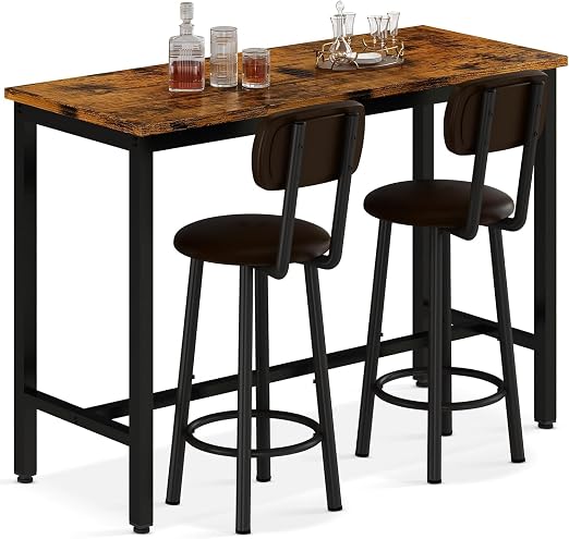 3-Piece Bar Table Set