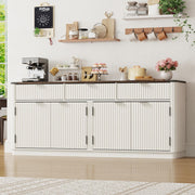 Fluted Sideboard with Drawers