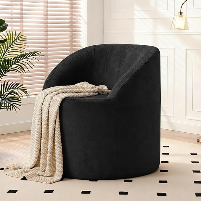 Round Barrel Accent Chair