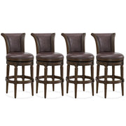 Runyan 31" Swivel Bar Stool with Vegan Leather Seat