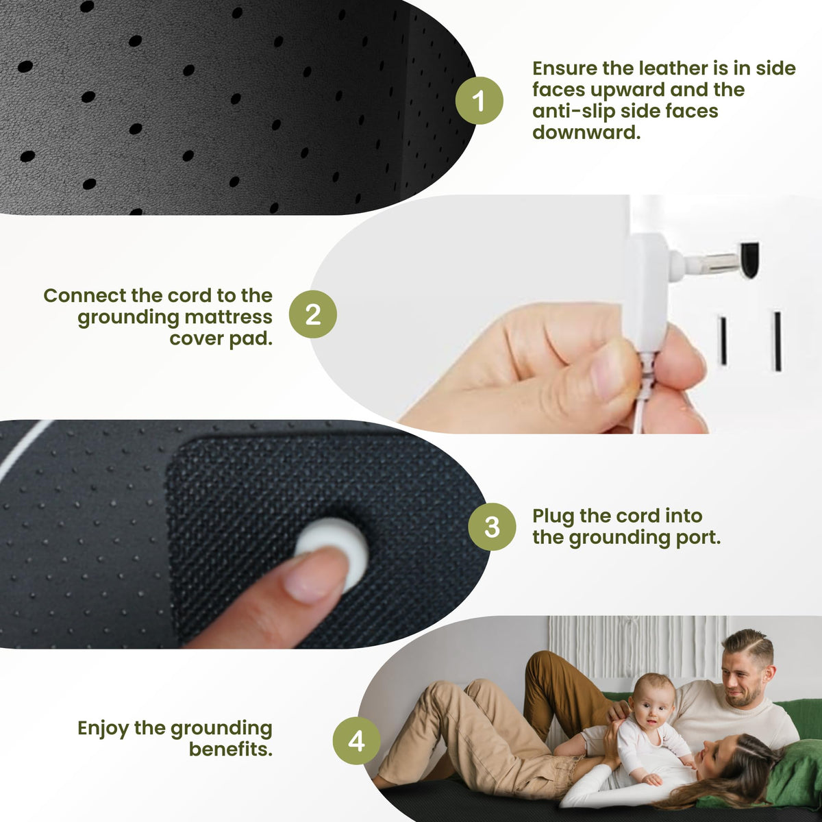 Queen Grounding Mattress Pad