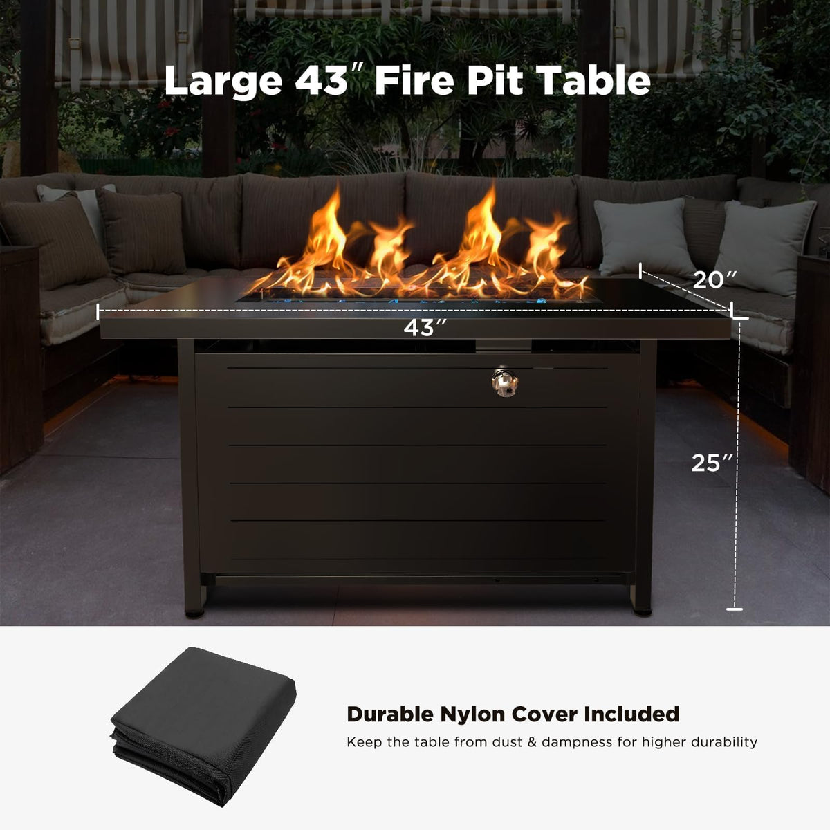 Propane Fire Pit Table