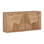 Camel Fluted Modular Sideboard