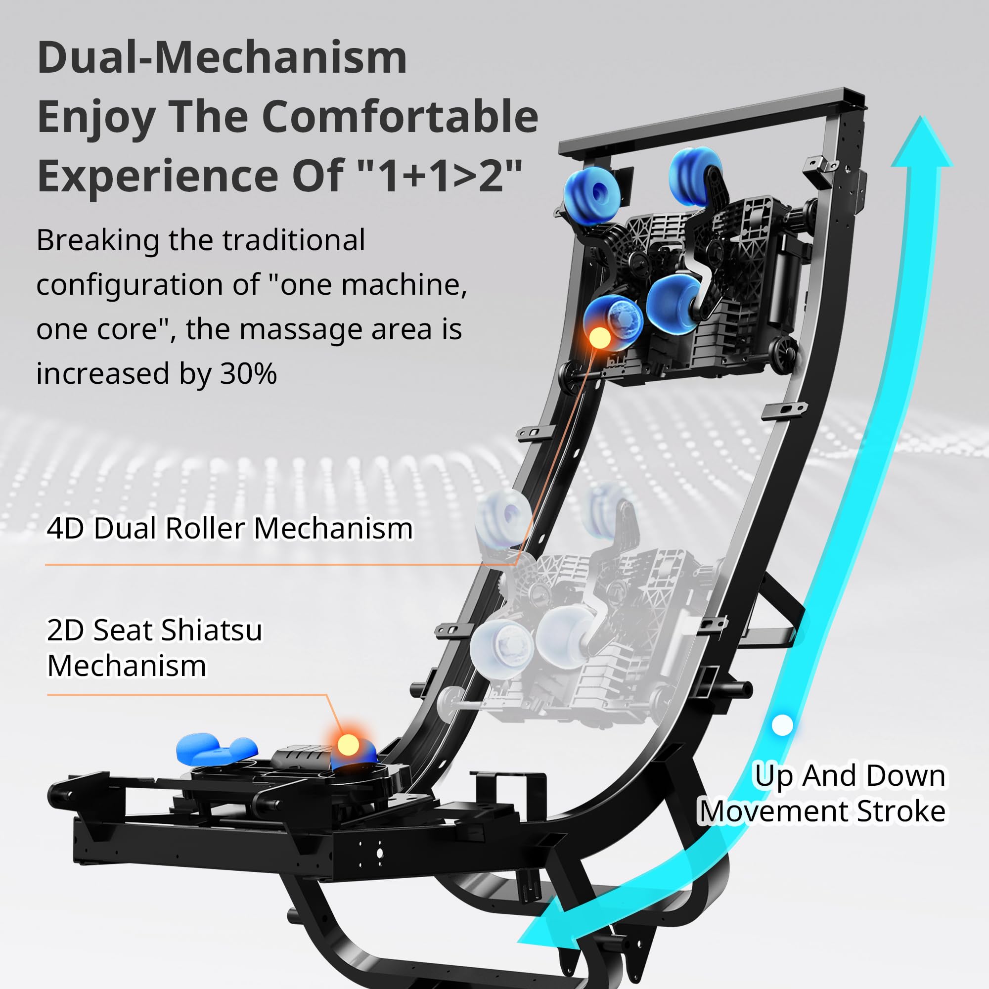 4D Massage Chair with SL-Track & Bluetooth