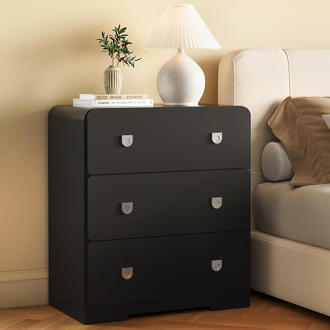 3-Drawer Nightstand