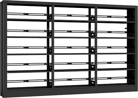 5-Tier Adjustable Metal Bookcase