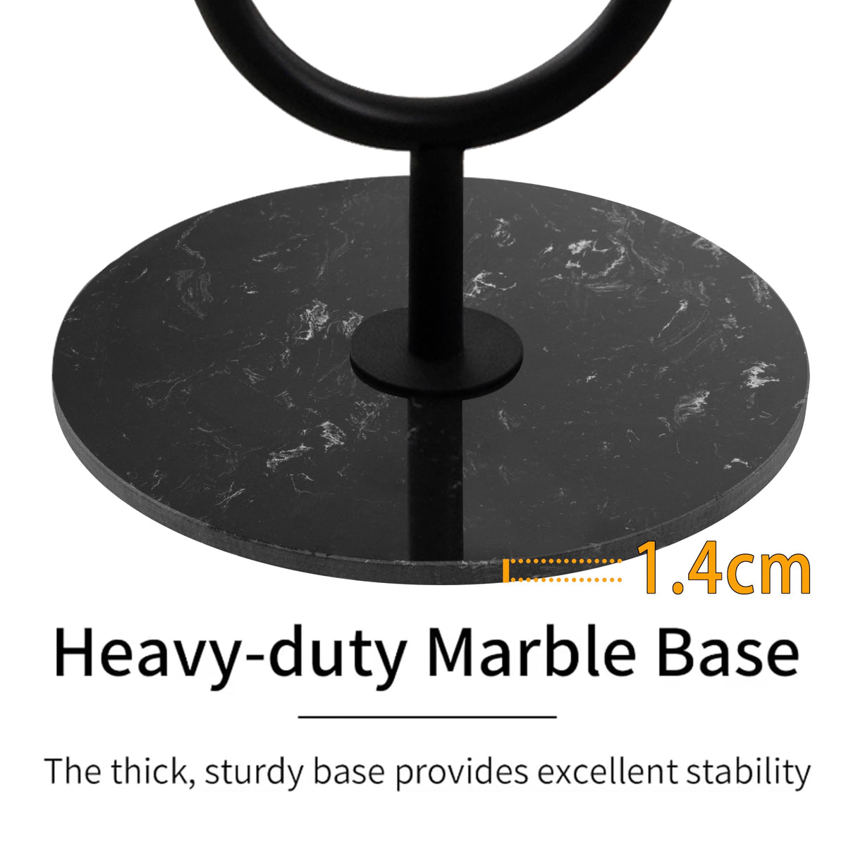 JIAYUEJU Coat Rack Freestanding with Table for Entryway (Black)