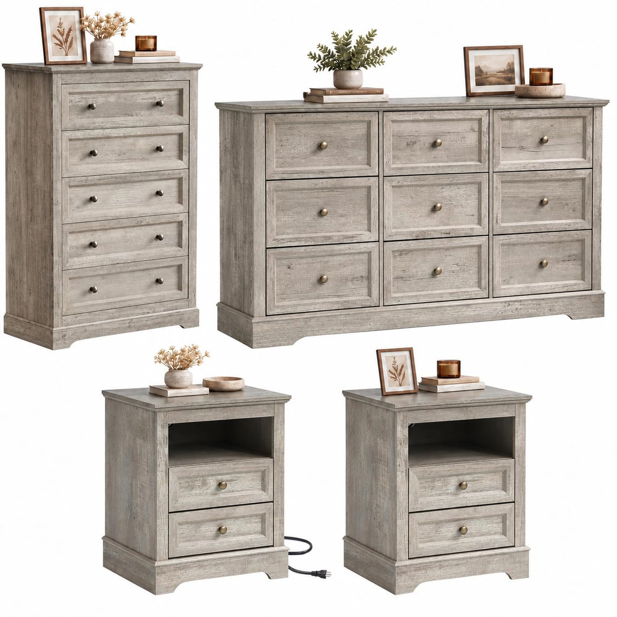 4-Piece Farmhouse Bedroom Set