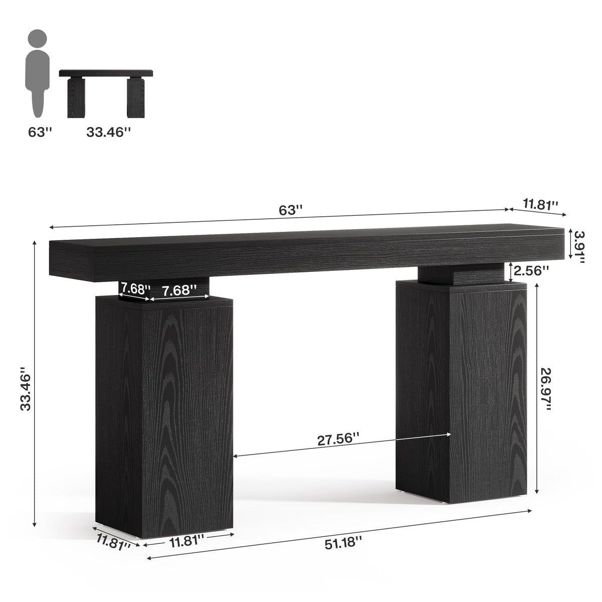 Black Console Table