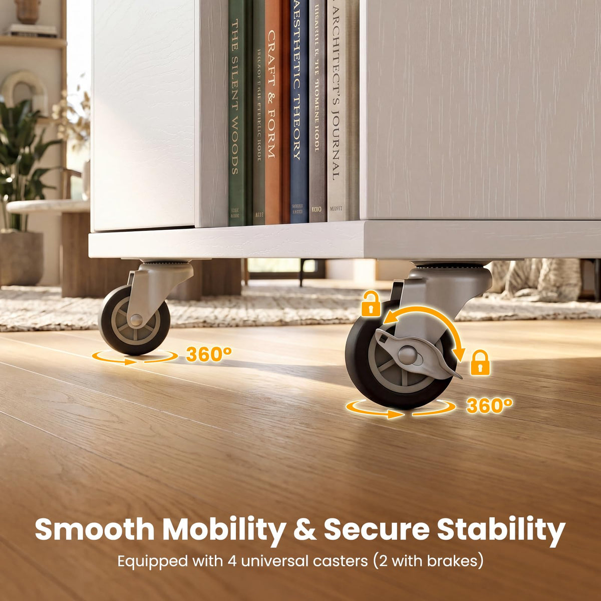3-Drawer Mobile Filing Cabinet