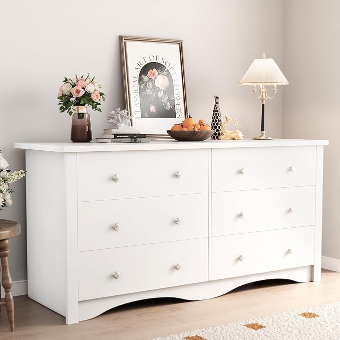 6-Drawer Dresser with TV Stand