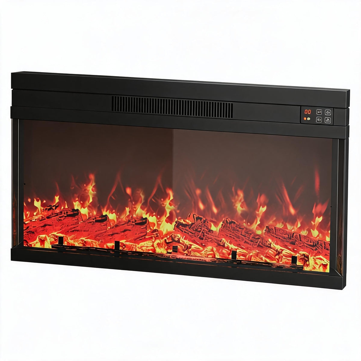Hipicute 36 Inch Electric Fireplace Fits Up to 68 in TV, 4-Color Flame